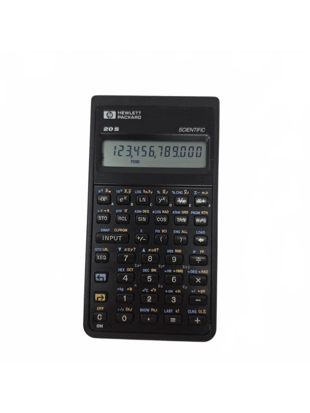 Vintage HP 20S Scientific Calculator Tested Working Hewlett Packard